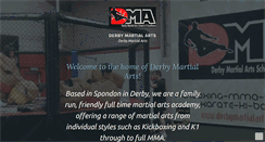 Desktop Screenshot of derbymartialarts.co.uk